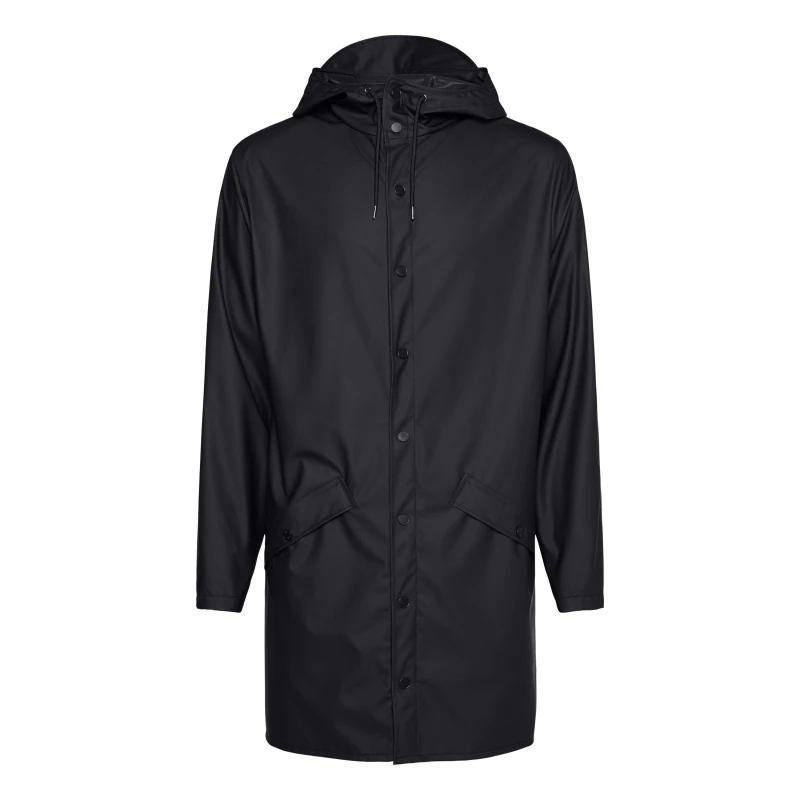 Image of Unisex Waterproof Hooded Jacket, Mid-Length