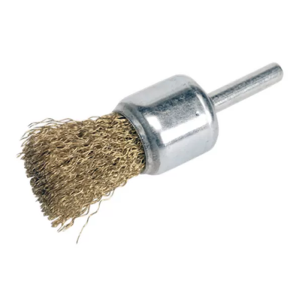 image of Genuine SEALEY VS1803 Flat Top Decarbonising Brush 24mm