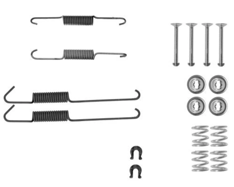 Image of Brake shoe fitting kit TEXTAR 97047200