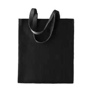Image of Kimood Womens/Ladies Patterned Jute Bag (Pack Of 2) (One Size) (Black)