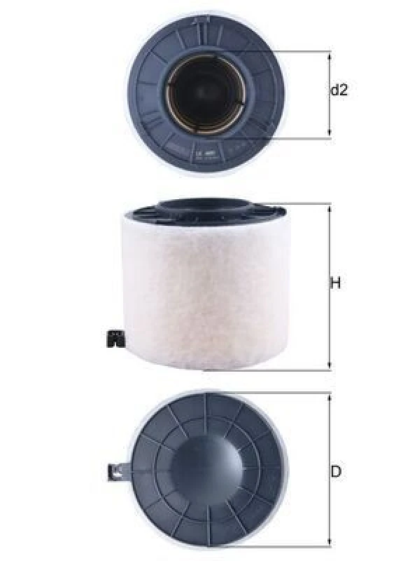 Image of Air filter MAHLE LX 4410