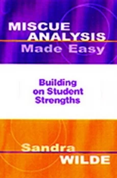 Image of Miscue Analysis Made Easy by Sandra Wilde Book