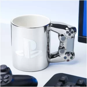 Image of Playstation DS4 Silver Controller Mug