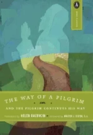 Image of way of a pilgrim and the pilgrim continues his way