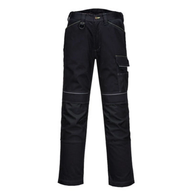 Image of Portwest PW3 Mens Urban Work Trousers T601BKS41 Colour: Black