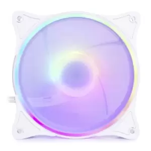 Image of Alphacool Rise Aurora PWM-Luefter PC fan White pink (W x H x D) 120 x 120 x 25 mm