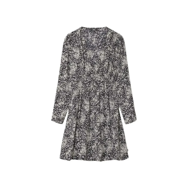 Image of Le Temps des cerises Womens dress Le Temps des cerises Edwina Noir Female XS