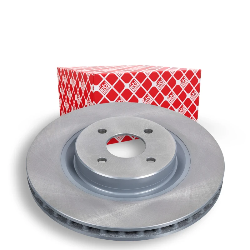 Image of FEBI BILSTEIN 44143 Brake disc Front Axle, internally vented, Coated, High-carbon Brake Disc (82)