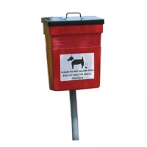 image of Slingsby Pet Hygiene Bin 30 Litre Red 324475