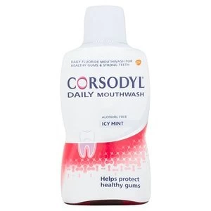 image of Corsodyl Daily Icy Mint Mouthwash 500ml