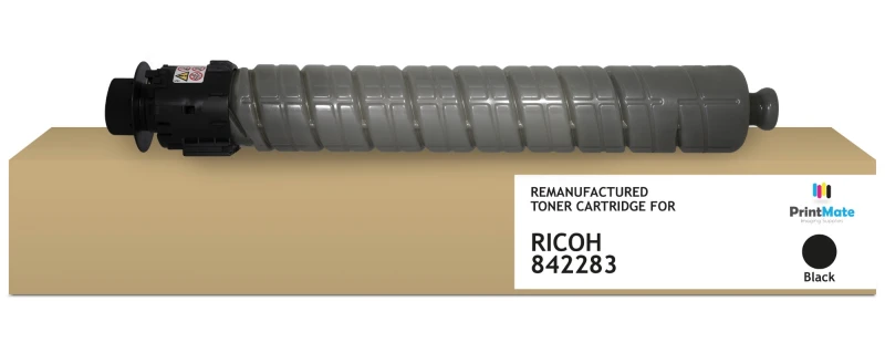 Image of PrintMate RICOH 842283. remanufactured toner. Black 33000p