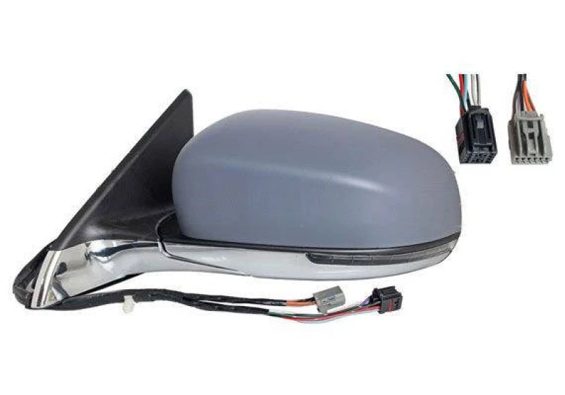 Image of ALKAR 9053828 Wing mirror Left, Electric, Aspherical, primed, Black Outside Mirror (50)