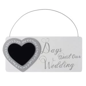 Image of Wedding Countdown Chalkboard By Heaven Sends