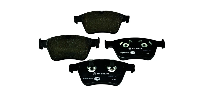 Image of HELLA Brake pad set HELLA 8DB 355 020-031