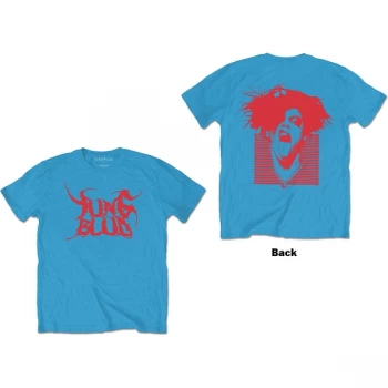 Image of Yungblud - DEADHAPPY Unisex X-Small T-Shirt - Blue