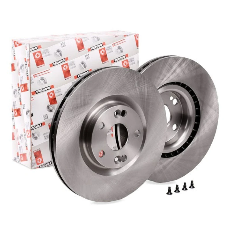 Image of FERODO DDF1139 Brake disc Vented, Oiled, with bolts/screws Brake Disc (82)