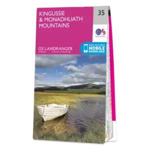 image of Map of Kingussie & Monadhliath Mountains