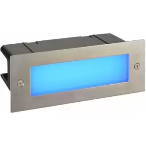 Image of Outdoor IP44 Brick Light - 3.5W Blue Light LED - Marine Grade Stainless Steel