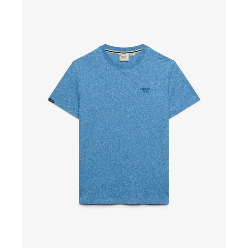 Image of Superdry T-Shirt with logo Superdry Essential Serif Bleu Male 2XL