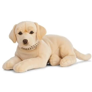 Image of Living Nature Soft Toy - Giant Plush Labrador Dog, Golden (60cm)