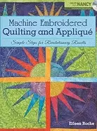 Image of machine embroidered quilting and applique simple steps for revolutionary re
