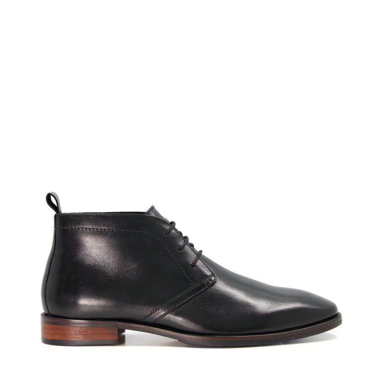 Image of Dune London Mervin Chukka Boots - Black 6