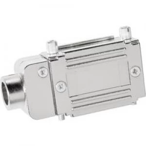 Image of D SUB adapter housing Number of pins 15 Plastic metallised 90