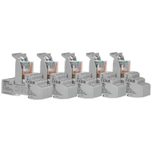 Image of WAGO 858-324 24VDC 12A DPDT-CO DIN Rail Mountable Relay Module