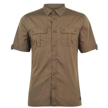 Image of Firetrap Utility Shirt Mens - Khaki
