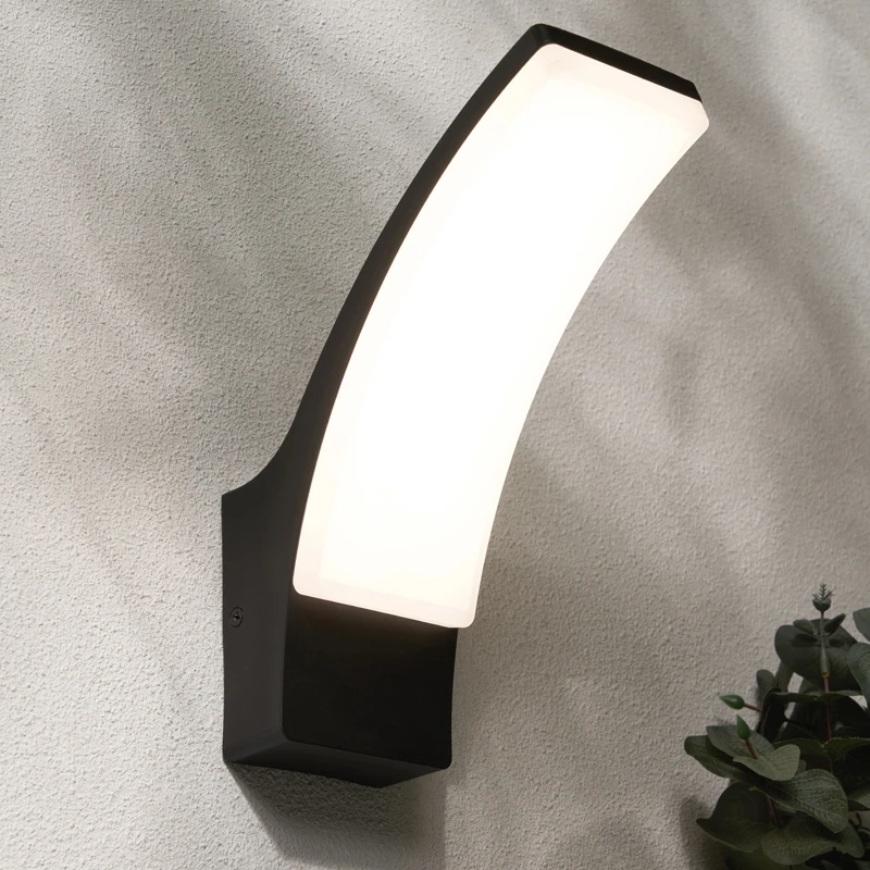 Image of Coast Batsu 13W LED Outdoor Wall Lantern Black