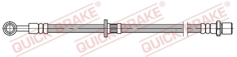 Image of QUICK BRAKE Brake hose QUICK BRAKE 50.879
