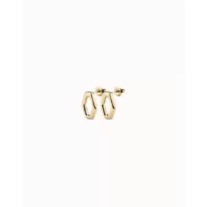 Image of Ladies Golden Metal Earrings