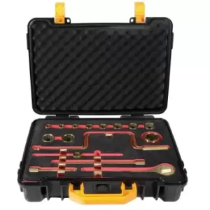 Image of Spark Resistant Socket Set 3/4" Sq Dr 14-Pce Al-Br