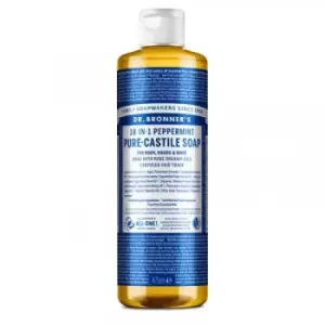 Image of Dr. Bronner's Peppermint Pure-Castile Liquid Soap 475ml