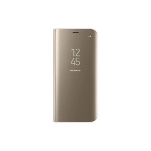 Image of Samsung EF-ZG950CFEGWW Galaxy S8 Clear View Standing Cover in Gold