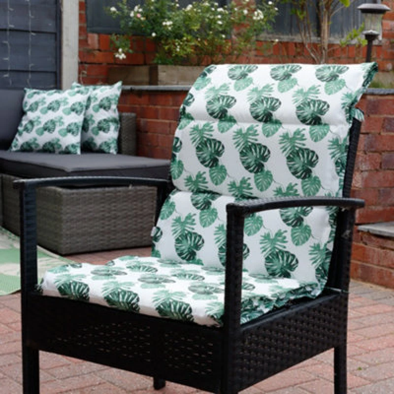 Image of Streetwize Outdoor Bali Full Length Seat Cushion - Green Green One Size