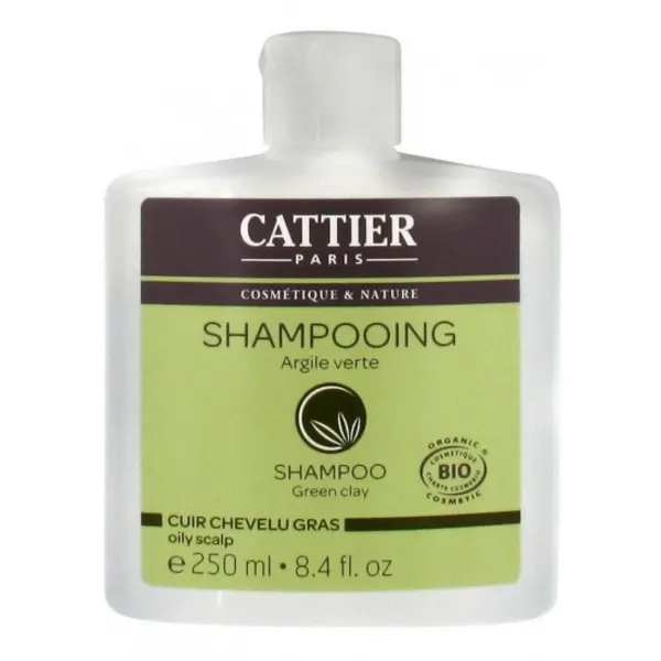 image of Cattier Paris Green Clay Oily Scalp Shampoo 250ml