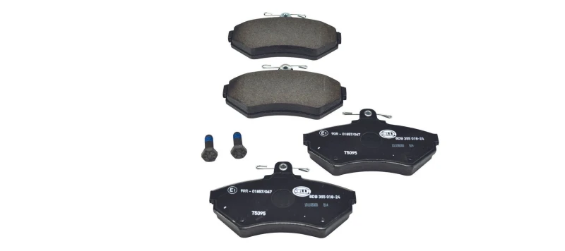 Image of HELLA Brake pad set HELLA 8DB 355 018-241
