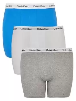 Image of Calvin Klein Big & Tall 3Pk Boxer Briefs - Multi