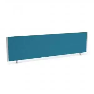 Image of ImpulseEvolve Plus Bench Screen 1600 Bespoke Maringa Teal Silver Frame