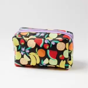 image of Chelsea Peers Print Wash Bag - Black