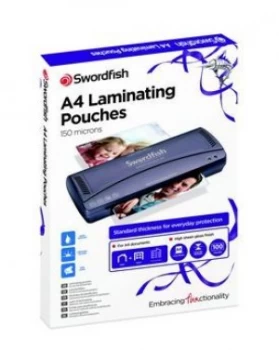 Image of Swordfish 48017 A4 2x75 Micron Pouch 100pk