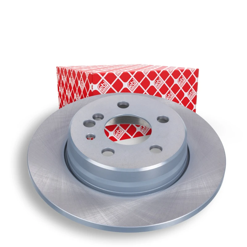 Image of FEBI BILSTEIN 08131 Brake disc Rear Axle, Solid, Coated Brake Disc (82)