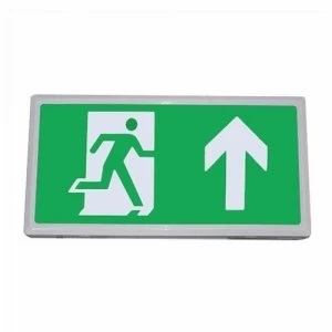 Image of Hi-Spec IP20 5W universal LED Emergency Exit Box Fitting Up Arrow