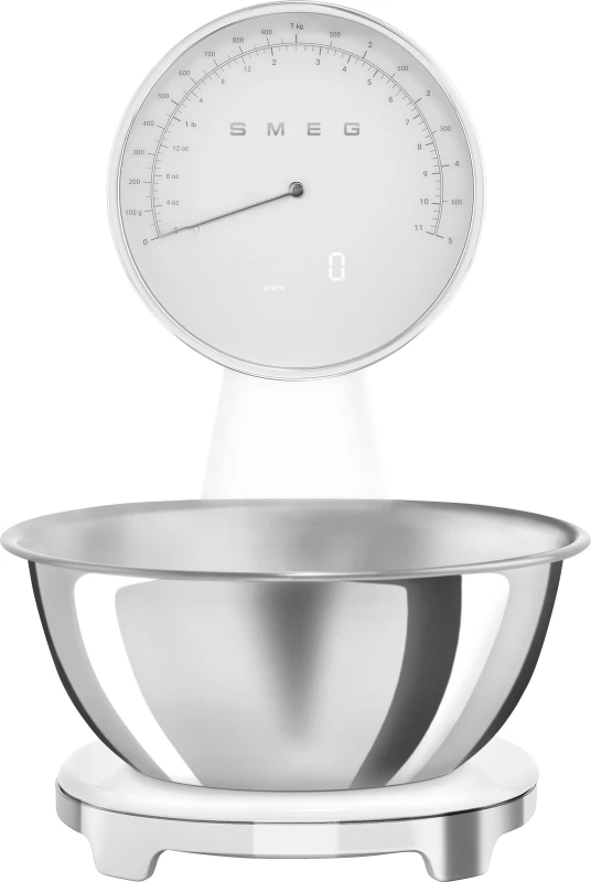 Image of Smeg 50's Style KSF01WHWW Kitchen Scales - White
