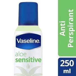 image of Vaseline Aloe Sensitive Aerosol Deodorant 250ml