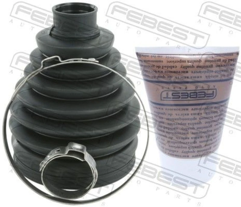 Image of FEBEST 0217P-B30 CV Boot Wheel Side, PVC PVC Bellow,drive shaft (194)
