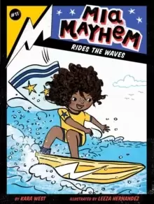 Image of Mia Mayhem Rides the Waves