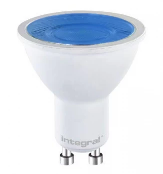 Image of Integral GU10 5W Blue Non-Dimmable Lamp