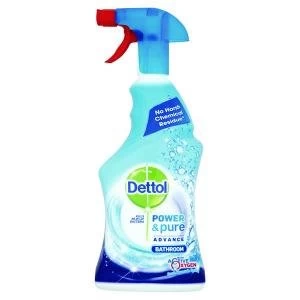 Image of Dettol Power & Pure Advance Bathroom Spray 750ml RB788783